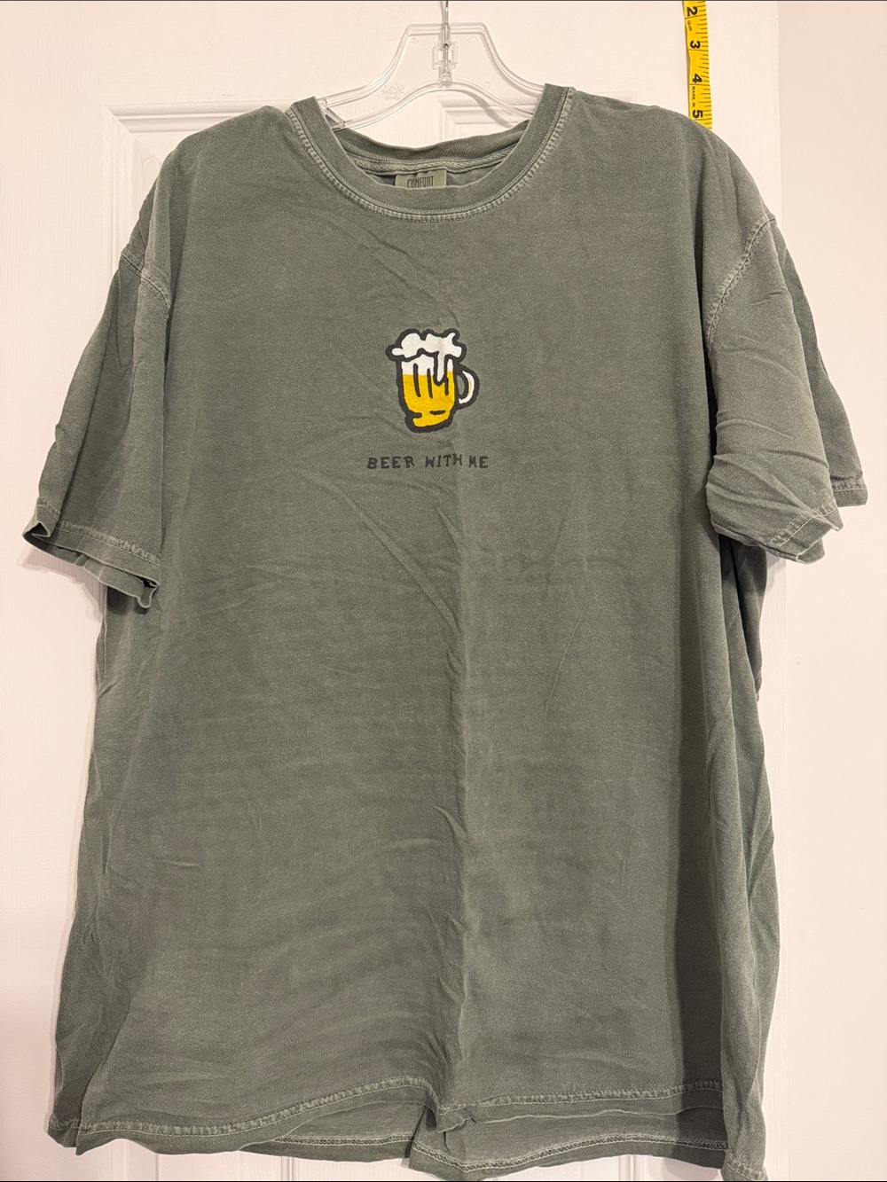 Comfort Colors Olive Green Short-Sleeve Graphic Tee Xl